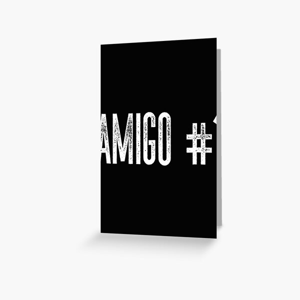 Amigo 1 Funny Halloween Group Costume For Greeting Card