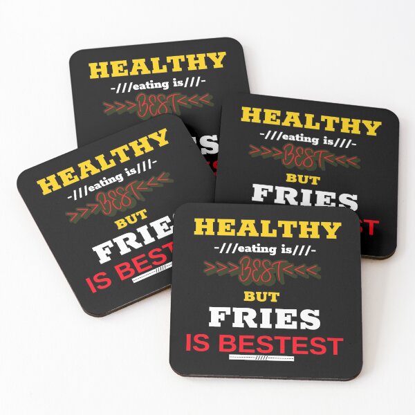 Item preview, Healthy eating is best but fries is bestest designed and sold by DesignedBySnip.