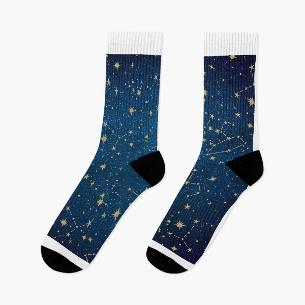 Item preview, Dark night with yellow star lines designed and sold by Coczzi.