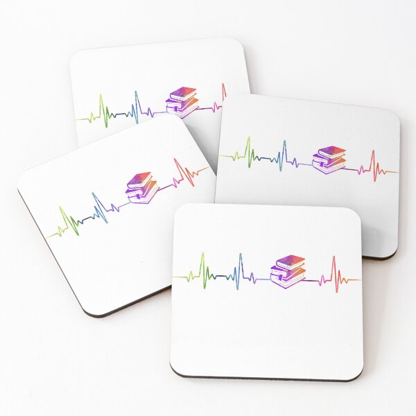 Item preview, Librarian heartbeat watercolor, Librarian watercolor, Librarian heartbeat  designed and sold by loves789.