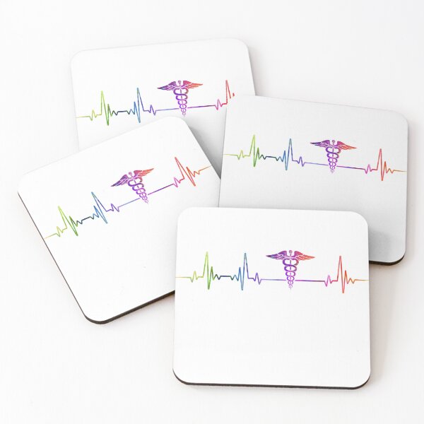 Item preview, Nurse heartbeat watercolor, Nurse watercolor, Nurse heartbeat designed and sold by loves789.