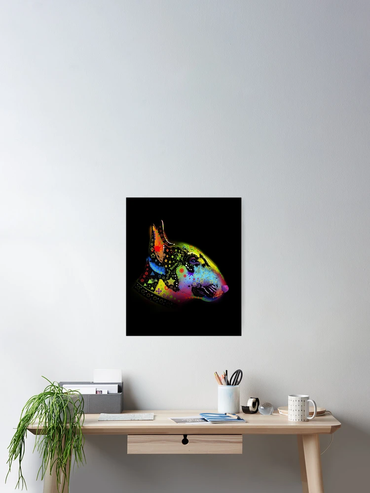 Thumbnail 2 of 3, Poster, Bull Terrier - Hand Drawn designed and sold by RMA-Graphics.