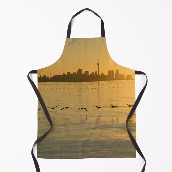 Item preview, Cormorants and Skyscrapers - Brilliant Toronto Sunrise with Urban Wildlife designed and sold by Georgia Mizuleva.