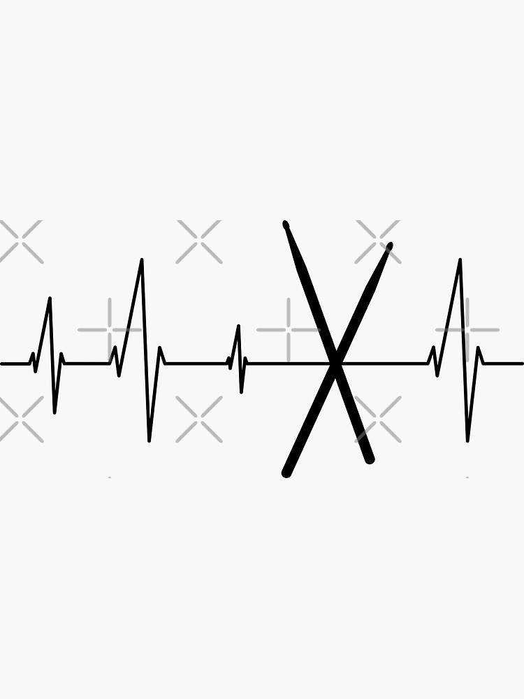 Heartbeat tattoo inspired for Music Lover' Bandana | Spreadshirt