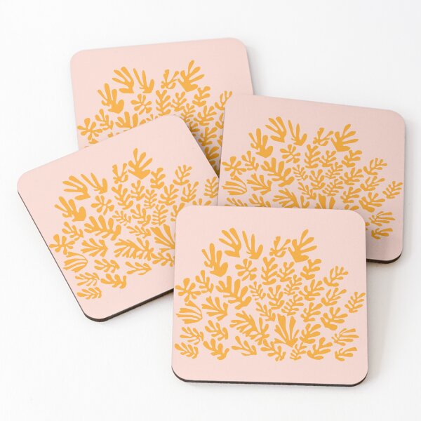 Item preview, Henri Matisse Flower, Paper Decoupes Art pink orange, Matisse Cutout's, Matisse inspired sheaf designed and sold by re-make-.