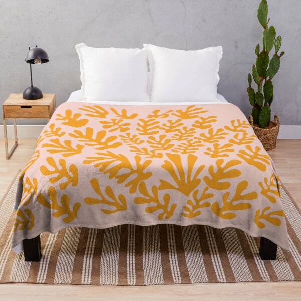 Item preview, Henri Matisse Flower, Paper Decoupes Art pink orange, Matisse Cutout's, Matisse inspired sheaf designed and sold by re-make-.