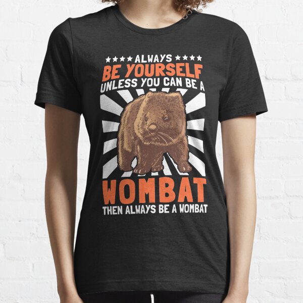 Vista previa del artículo con la obra «Wombat yourself marsupial australia viaje», diseñado y vendido por madgrfx.