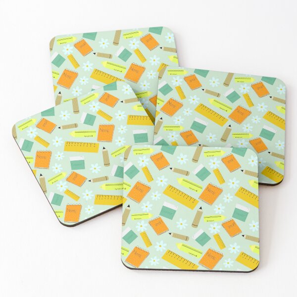 Item preview, School supplies with flower designed and sold by ByJYA.