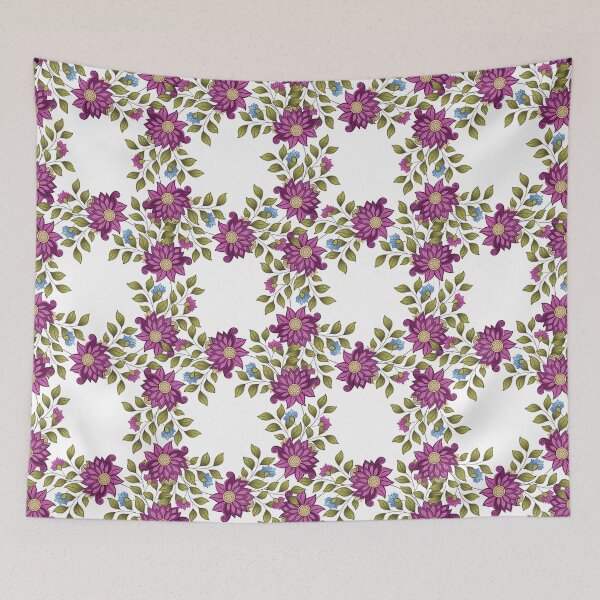 Item preview, Summer Pattern with Floral Motifs designed and sold by lissantee.