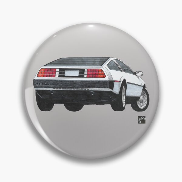 Item preview, Geo3Doodles DeLorean DMC Doodle designed and sold by Geo3doodles.
