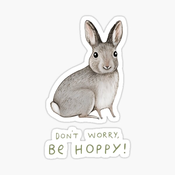 Item preview, Don't Worry, Be Hoppy! designed and sold by SophieCorrigan.