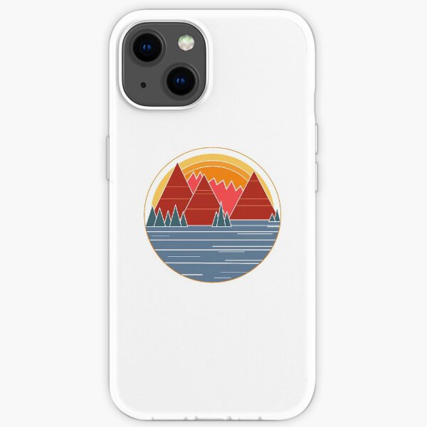 Sunset Landscape on a Hill iPhone Soft Case