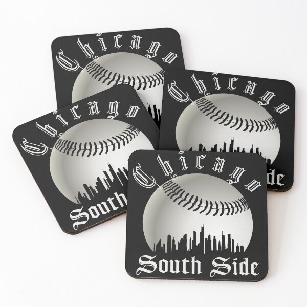 Item preview, Vintage Chicago City Skyline White Baseball South Side S.O.X I Still Call It Comiskey designed and sold by bucktundBr.
