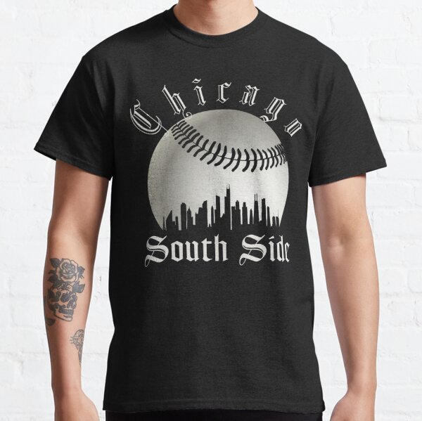 Chicago White Sox Banner Shirt Top Old School Logos Batter SOX