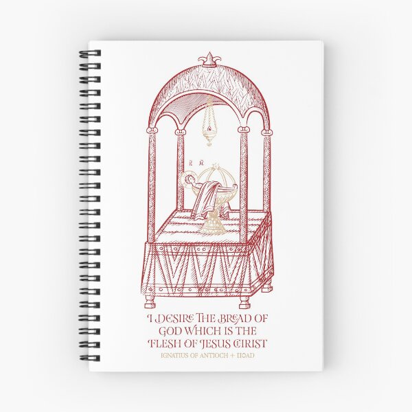 Item preview, Flesh of Christ | Eucharist | Quote of Ignatius of Antioch designed and sold by EkromDesigns.