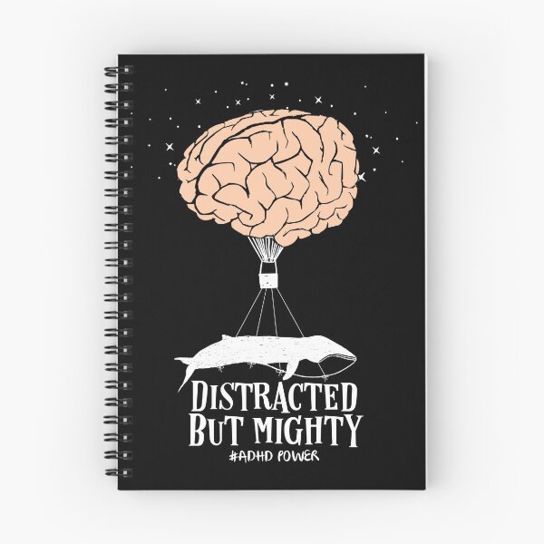 Item preview, Funny #ADHD Brain - Distracted But Mighty, Attention Deficit Hyperactive Disorder designed and sold by MJDezigns.