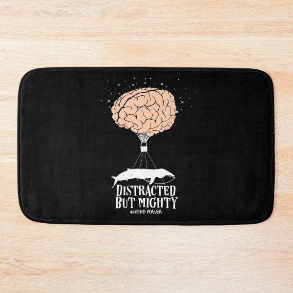 Item preview, Funny #ADHD Brain - Distracted But Mighty, Attention Deficit Hyperactive Disorder designed and sold by MJDezigns.