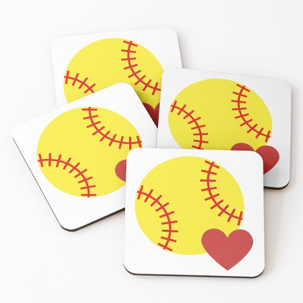Item preview, I Love Softball  designed and sold by HappyPeeps.