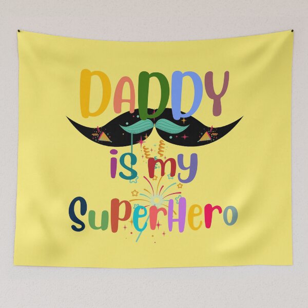 Item preview, Daddy is my superhero designed and sold by idesignbyJiras.
