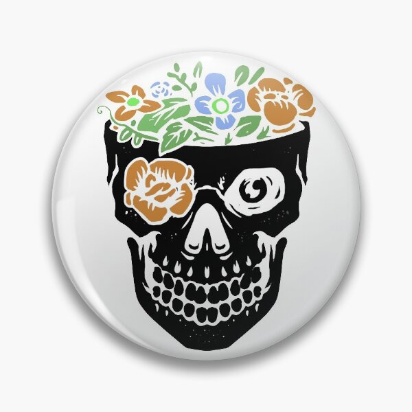 Item preview, Floral Skull - Floral Skull Halloween designed and sold by FirstTouch.