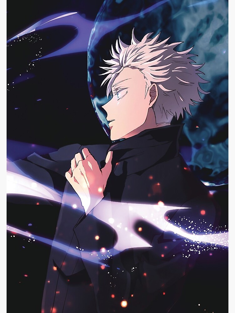 Anime Satoru Gojo Horizontal Fan Art Jujutsu Kaisen Fan Art Poster