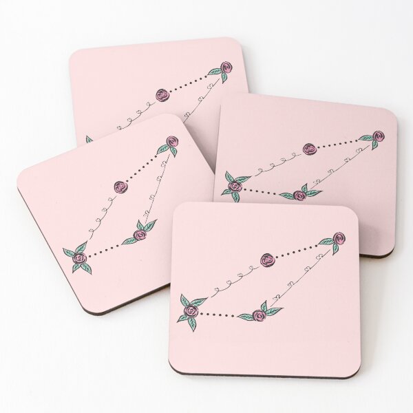 Item preview, Fornax (Chemical Furnace) Constellation Roses and Hearts Doodle designed and sold by EndlessDoodles.