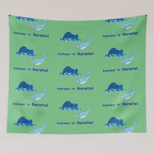 Item preview, Alphabet Study "N" Narwhal designed and sold by mostheristore.