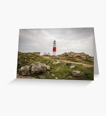 Portland Bill Lighthouse in Dorset, England UK Greeting Card
