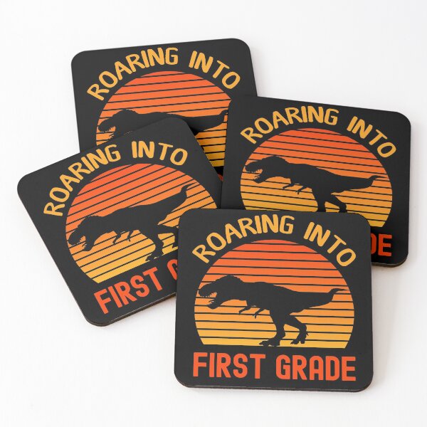 Item preview, Roaring Into First Grade Dinosaur T Rex Back to School Boys Gift designed and sold by Fabvity.