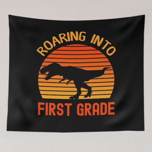 Item preview, Roaring Into First Grade Dinosaur T Rex Back to School Boys Gift designed and sold by Fabvity.