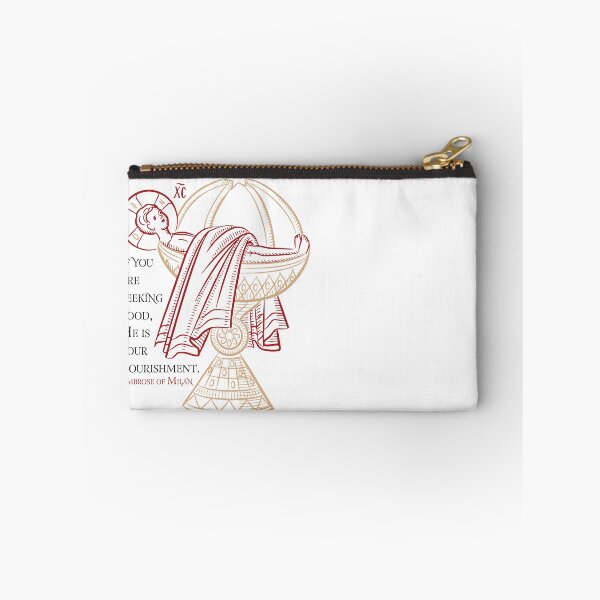 Item preview, Flesh of Christ - Simplified | Eucharist | Ambrose of Milan Quote designed and sold by EkromDesigns.