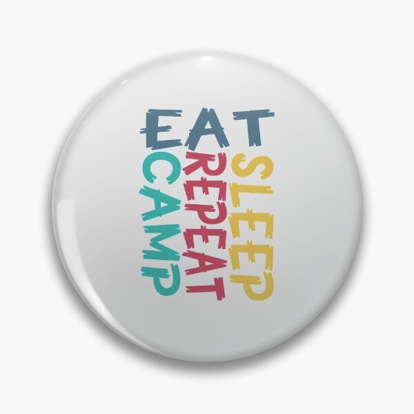 Item preview, Eat Sleep Camp Repeat Classic T-Shirt designed and sold by Magic-Offers.