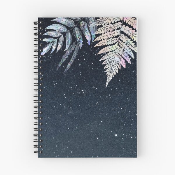 Item preview, Holographic fern frame on a starry background design resource designed and sold by Priya Mishra.