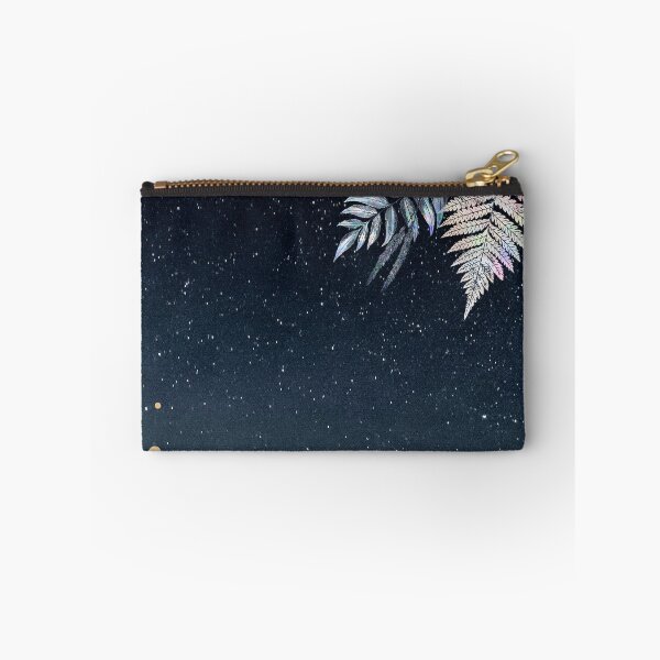 Item preview, Holographic fern frame on a starry background design resource designed and sold by Priya Mishra.