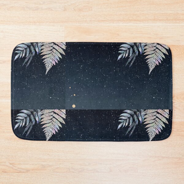 Item preview, Holographic fern frame on a starry background design resource designed and sold by Priya Mishra.