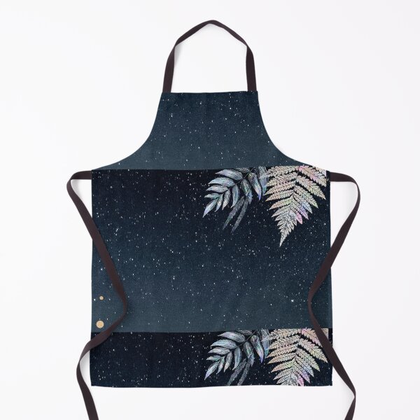 Item preview, Holographic fern frame on a starry background design resource designed and sold by Priya Mishra.