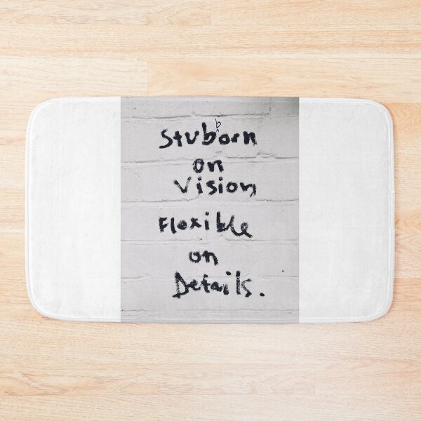 Item preview, Stubborn On Vision Flexible On Details designed and sold by cypher33.