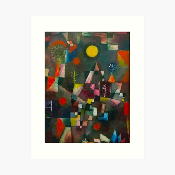 PAUL KLEE HD - Full Moon 1922 Art Print