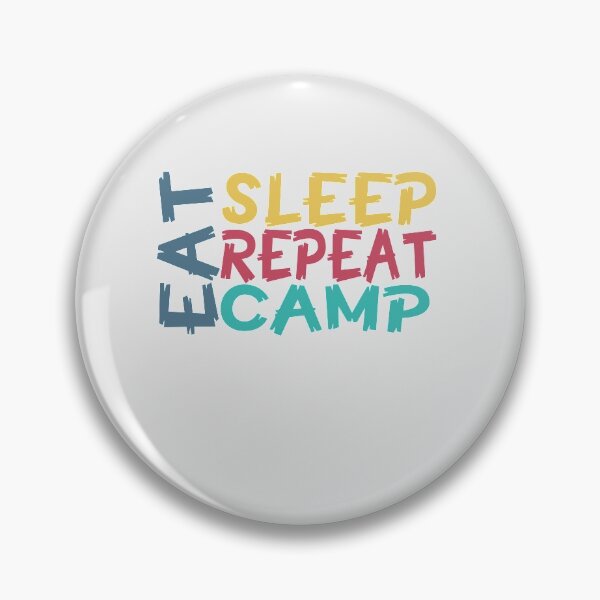 Item preview, Eat Sleep Camp Repeat Classic T-Shirt designed and sold by Magic-Offers.