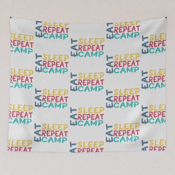 Item preview, Eat Sleep Camp Repeat Classic T-Shirt designed and sold by Magic-Offers.