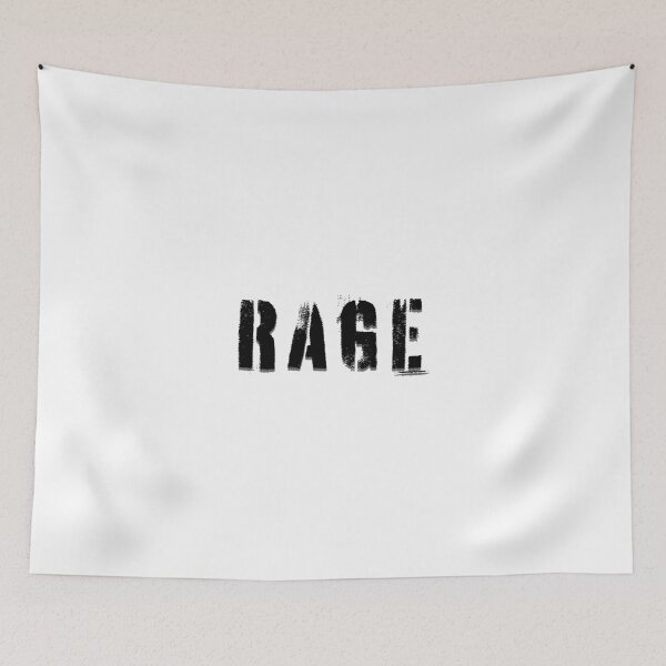 Item preview, Rage - Black writing designed and sold by EdgyDesignForU.