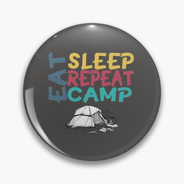 Item preview, Eat Sleep Camp Repeat Classic T-Shirt designed and sold by Magic-Offers.