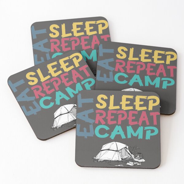 Item preview, Eat Sleep Camp Repeat Classic T-Shirt designed and sold by Magic-Offers.
