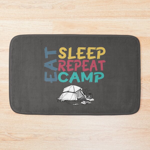 Item preview, Eat Sleep Camp Repeat Classic T-Shirt designed and sold by Magic-Offers.