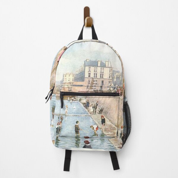 Item preview, Vintage Illustration of The Children's Pond, Gourock, Inverclyde designed and sold by yourscotland.