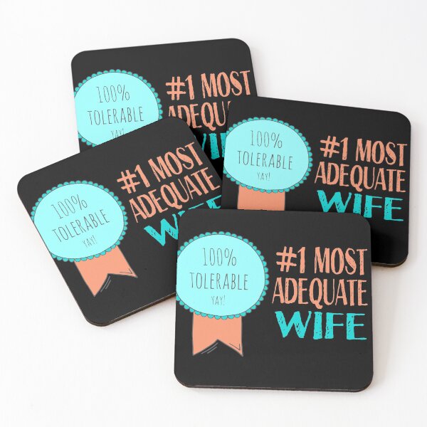 Item preview, Love and romance awards: #1 Most Adequate Wife designed and sold by Ofeefee.