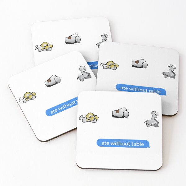 Item preview, ate without table Rimworld meme game designed and sold by contes.