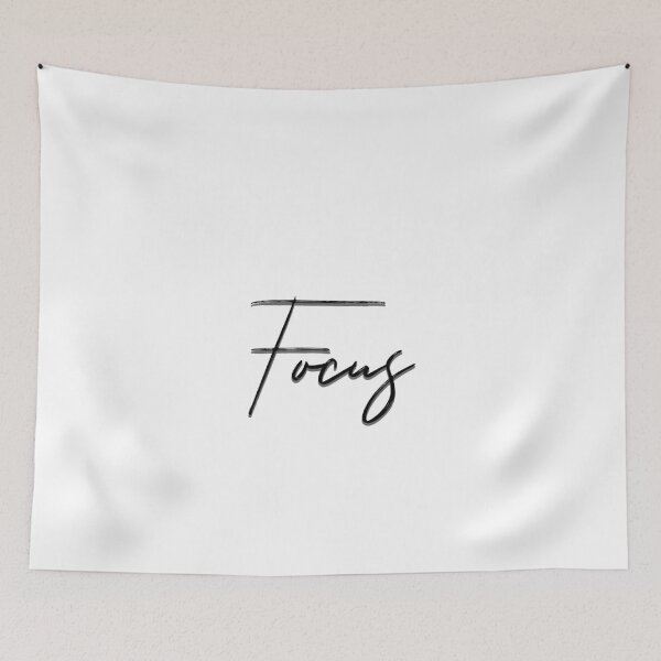 Item preview, Focus - Black writing designed and sold by EdgyDesignForU.