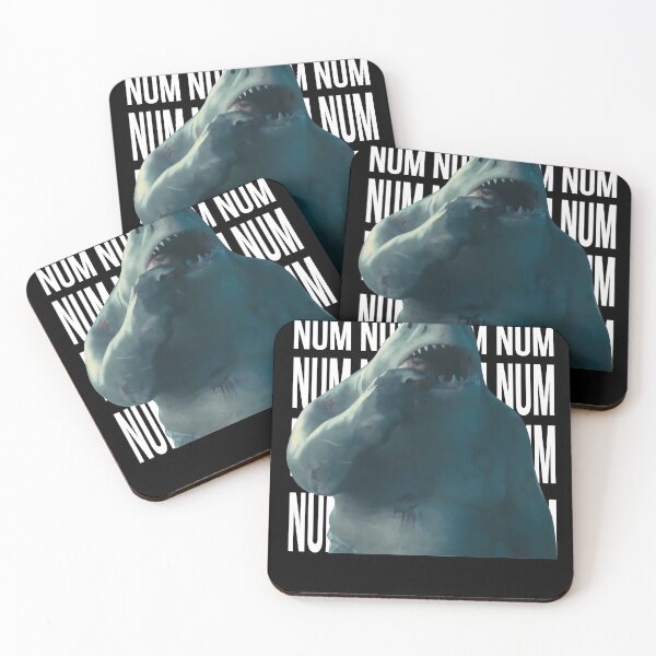 Item preview, Funny King Sharks Num Num Meme designed and sold by WOODVILLEROAD.