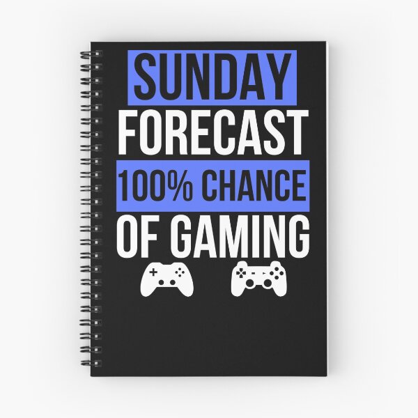 Item preview, Funny Gaming Sunday Forecast 100% Change Of Gaming designed and sold by Gamerss4Life.